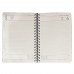 301901 ANITTEPE SİYAH GİZLİ SPİRALLİ TARİHLİ AJANDA 17X24 CM