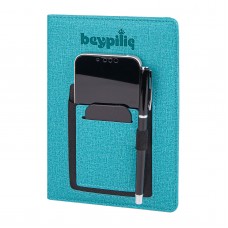 302623 MEŞRUTİYET TURKUAZ TARİHSİZ DEFTER (15X21 CM)