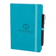 302923 KALECİK TURKUAZ TARİHSİZ DEFTER (13X21 CM)