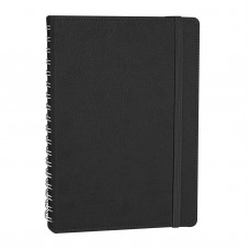 303101 SÖĞÜTÖZÜ SİYAH SPİRALLİ TARİHSİZ DEFTER (17X24 CM)