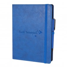 303105 SÖĞÜTÖZÜ LACİVERT SPİRALLİ TARİHSİZ DEFTER (17X24 CM)