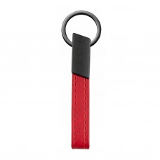 336304 MAÇKA KIRMIZI METAL-DERİ ANAHTARLIK