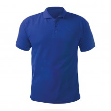 488926-XXL AÇELYA SAKS MAVİ XXL POLO YAKA T-SHİRT