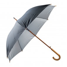 489701 MANGOSTAN SİYAH AHŞAP SAPLI ŞEMSİYE