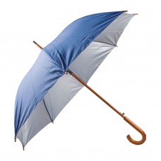 489705 MANGOSTAN LACİVERT AHŞAP SAPLI ŞEMSİYE