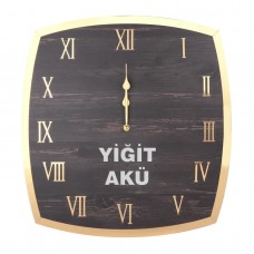 502701 FLORA AHŞAP DUVAR SAATİ (410X410 MM)