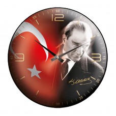 518701 KRİYOS207 PLASTİK KASA DUVAR SAATİ (350 MM)