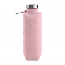 794013 AYDENİZ PEMBE 700 ML KATLANABİLİR SİLİKON MATARA