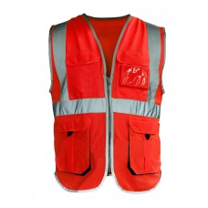 943704 KIRMIZI MÜHENDİS YELEĞİ